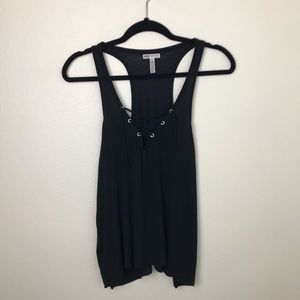 🛍 3/$35 SALE - PINK | Super Soft Lace Up Tank